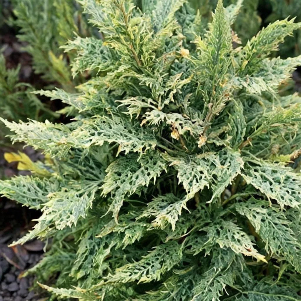 Chamaecyparis pisifera 'Minima Aureovariegata'