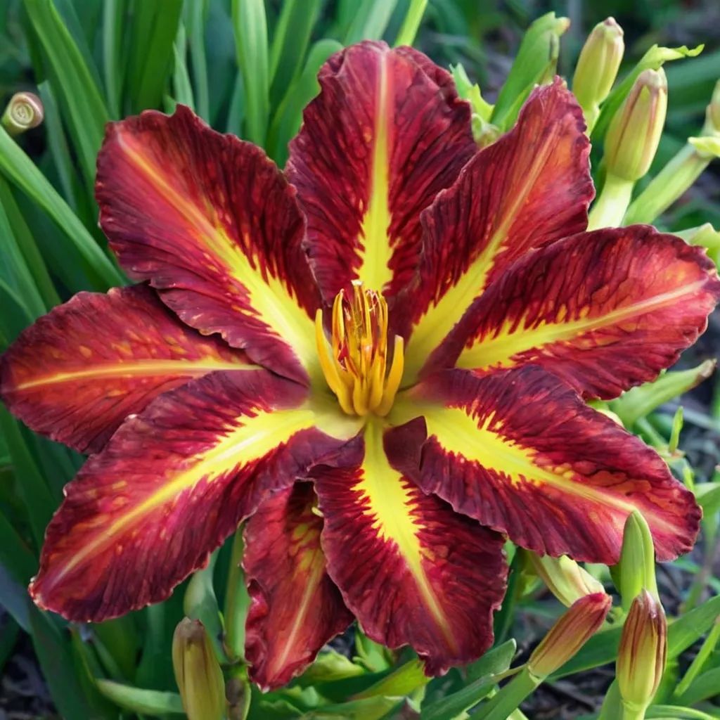 Hemerocallis x hybrida 'Passion for Red'