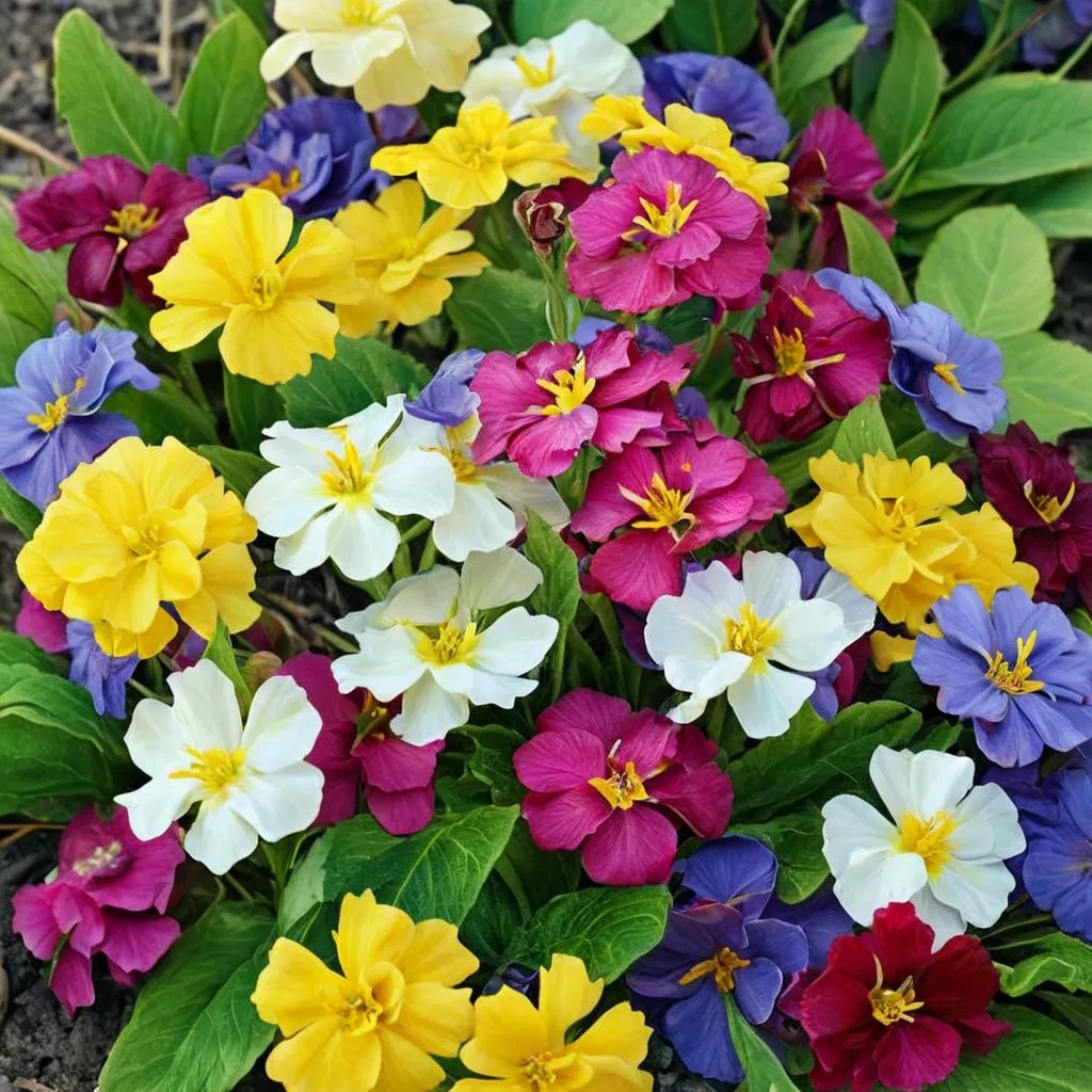 Primula x hybrida 'Mix'