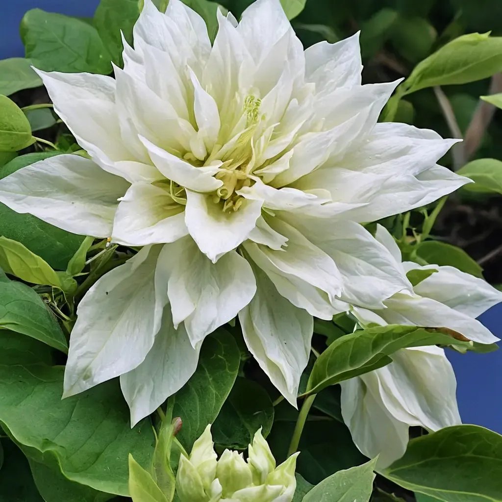 Clematis viticella 'Duchess of Edinburgh'
