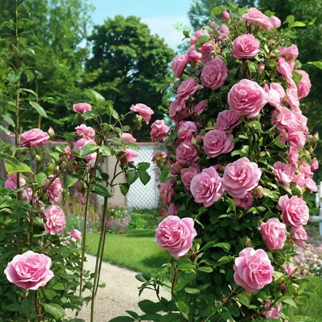 Rosa cultivar 'Mrs. F.W. Flight'