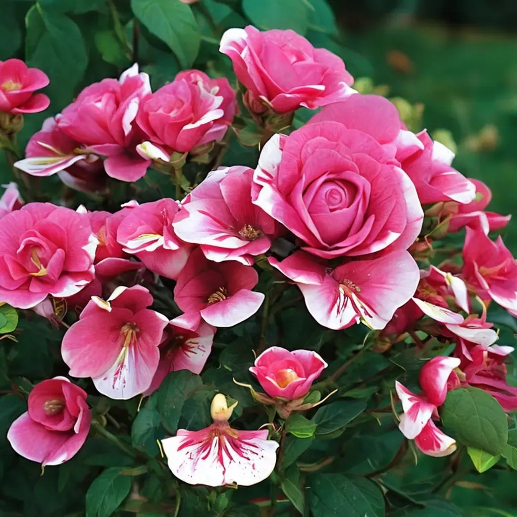 Rosa x hybrida 'Candy Land'