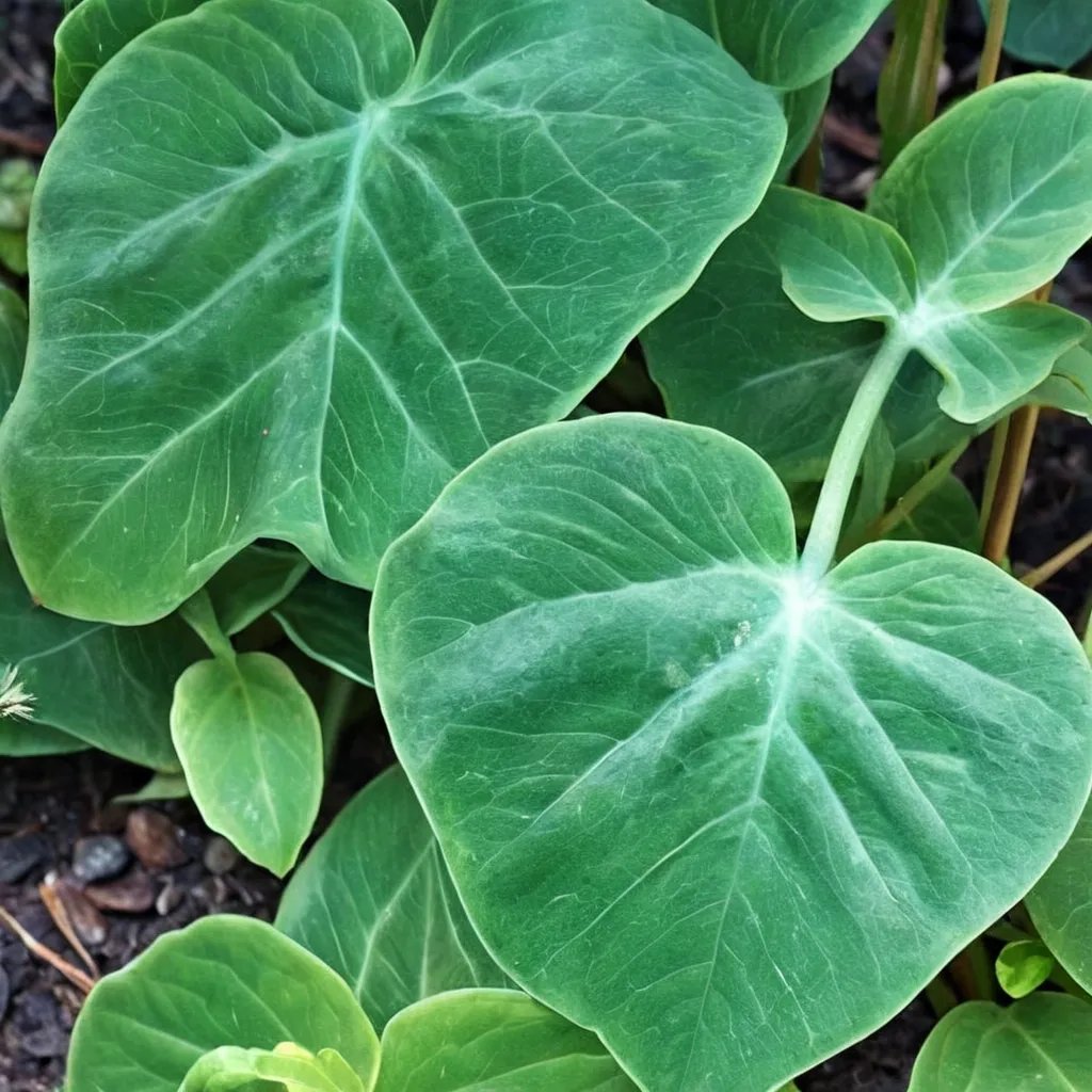 Colocasia fallax 'Silver Dollar'
