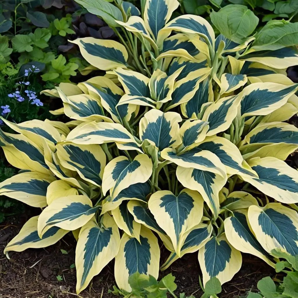 Hosta fortunei 'Autumn Frost'