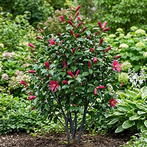 Camellia 'Crimson Candles'