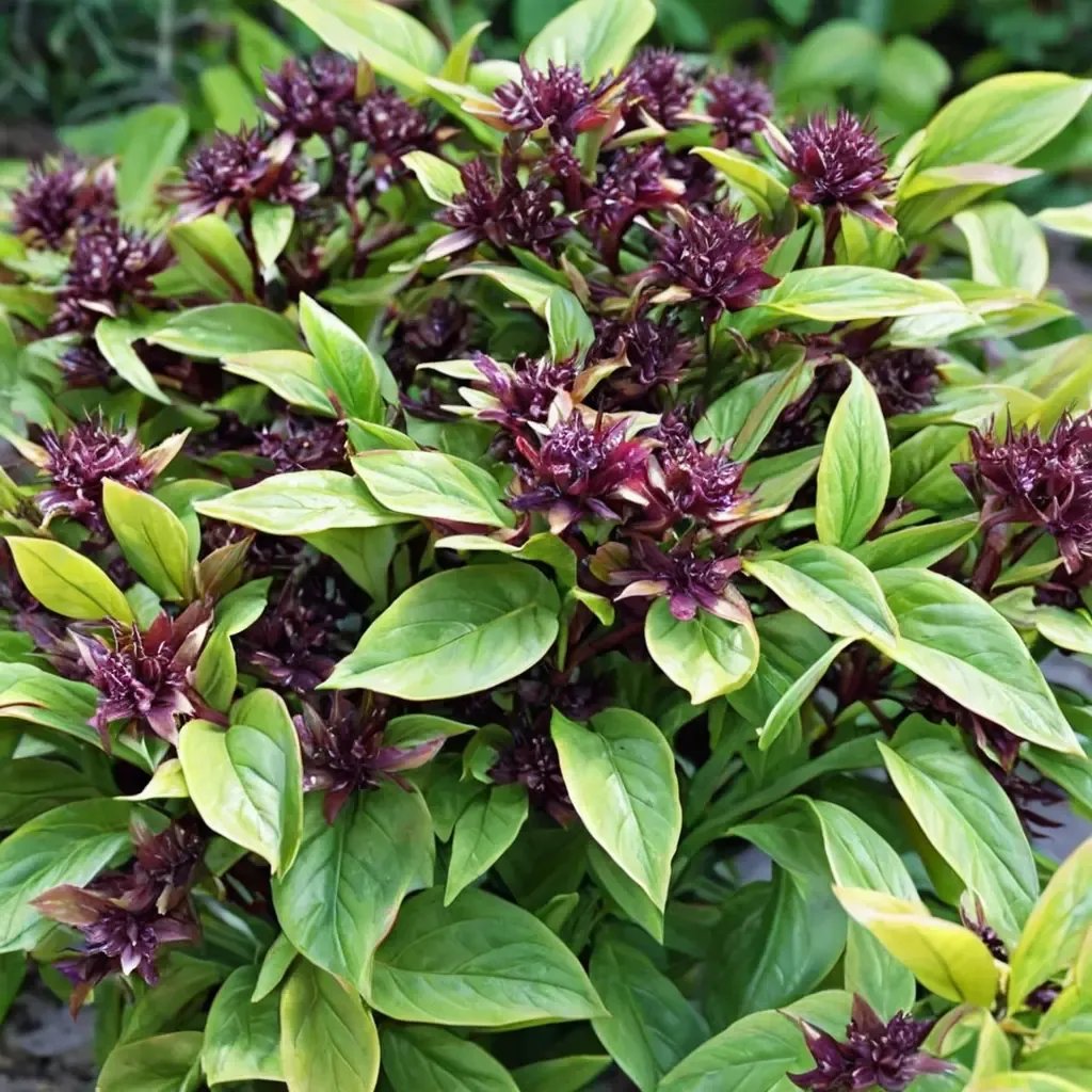 Ocimum basilicum 'Thai Siam Queen'