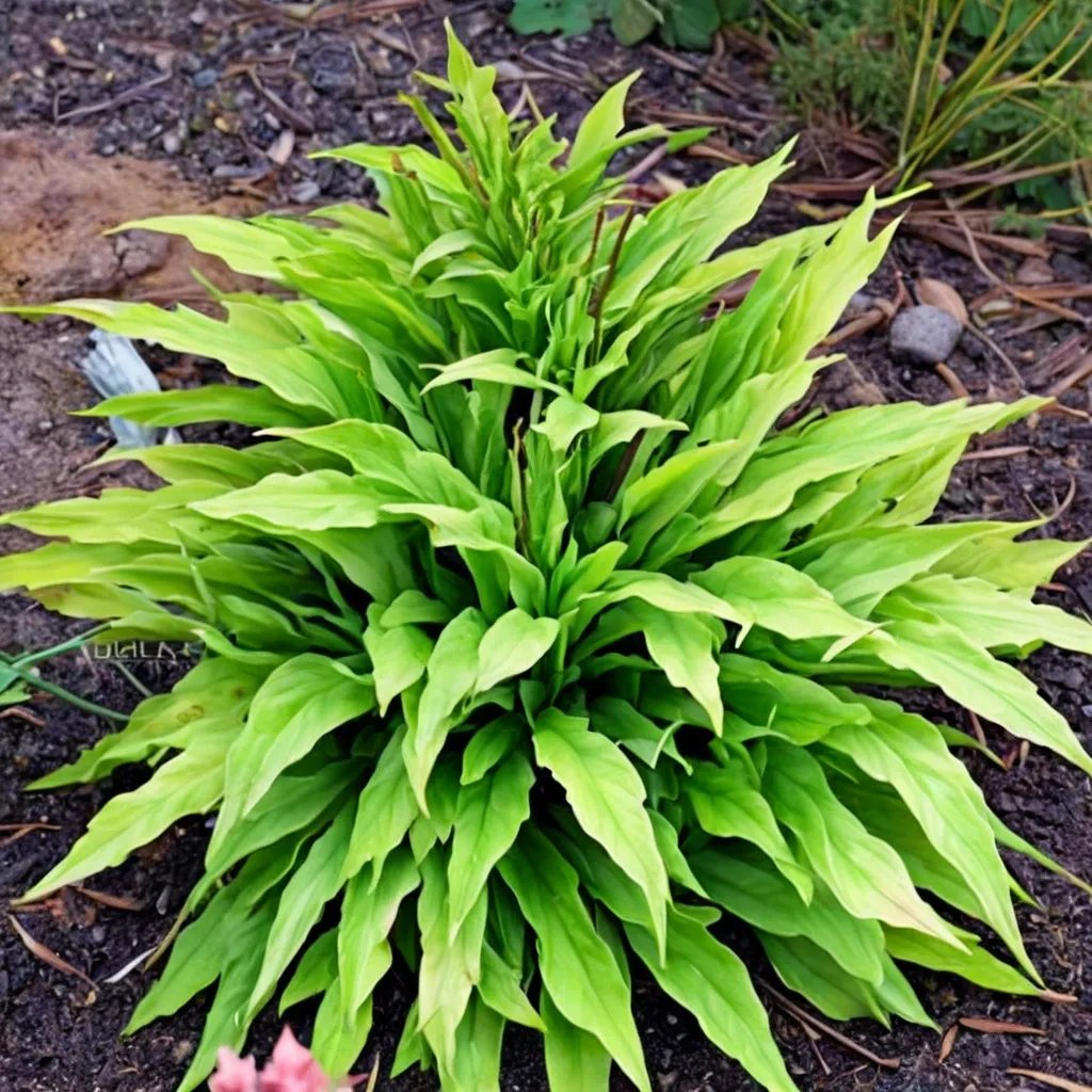 Hosta x hybrida 'Party Streamers'
