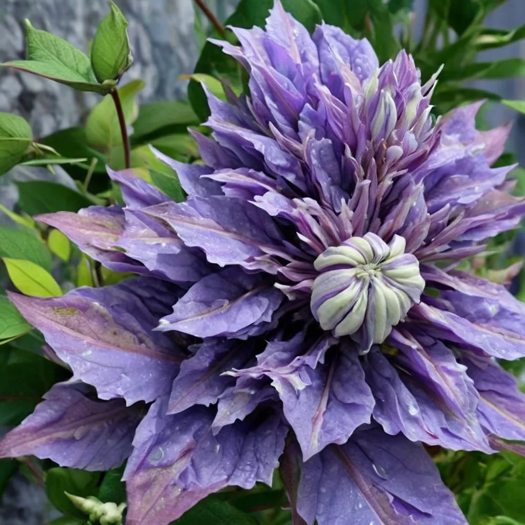 Clematis x hybrida 'Diamantina'