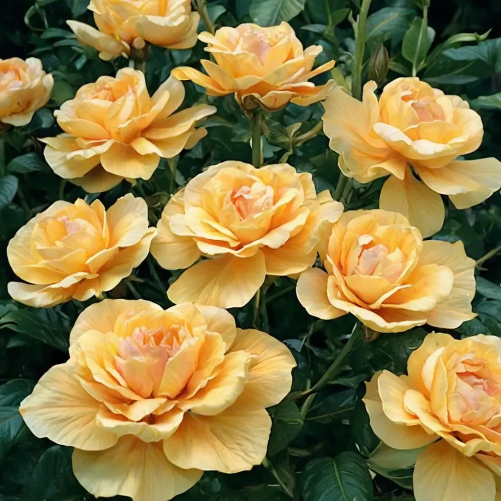 Rosa x hybrida 'Easy Going Yellow'