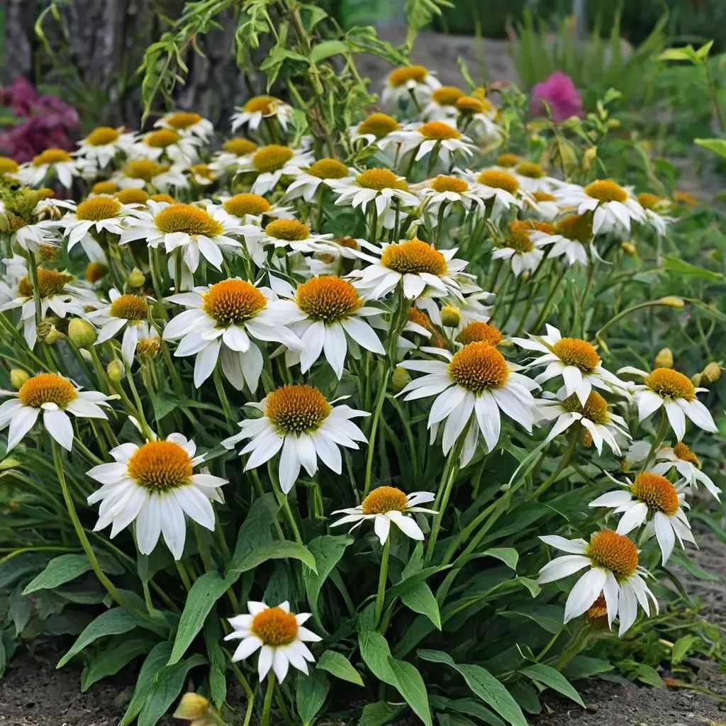 Echinacea purpurea 'Pow Wow White'