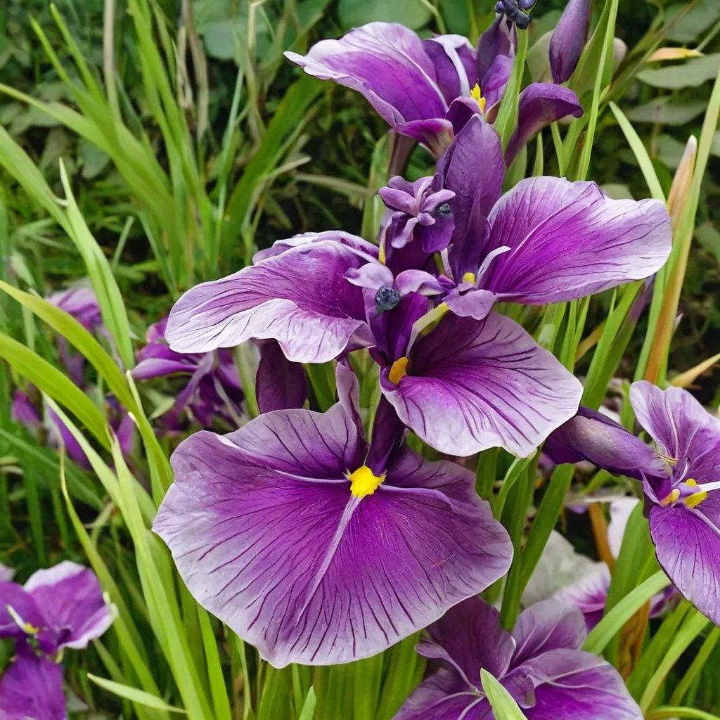 Iris ensata 'Royal Game'