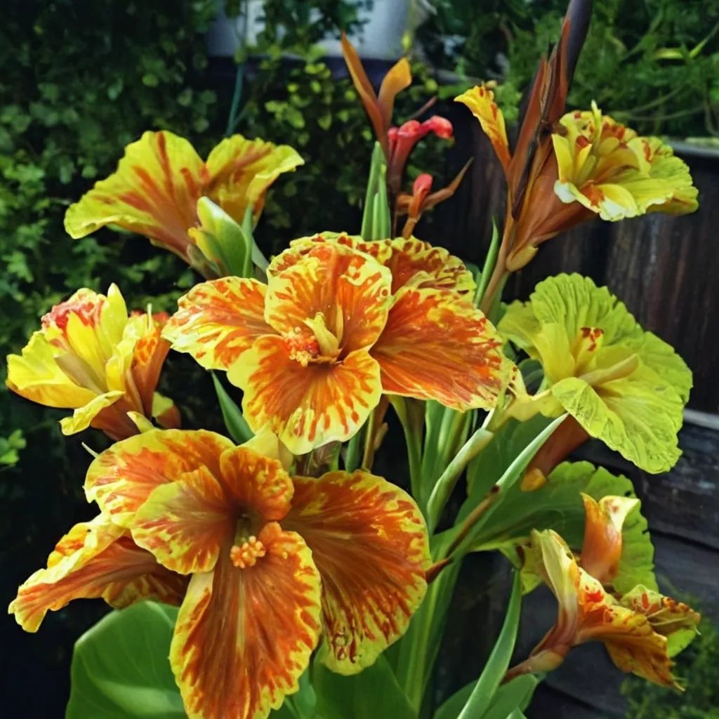 Canna x generalis 'Florence Vaughan'