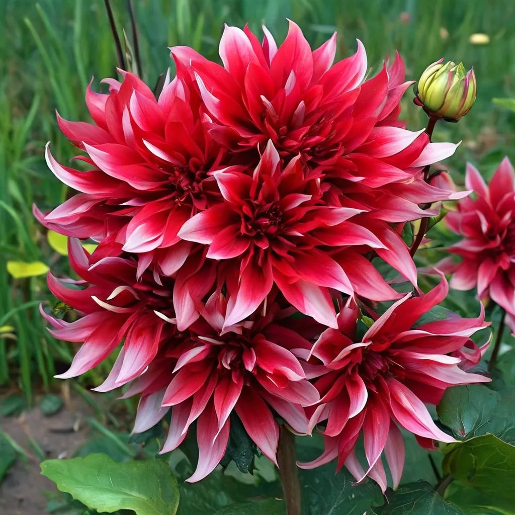 Dahlia x hybrida 'Red Labyrinth'