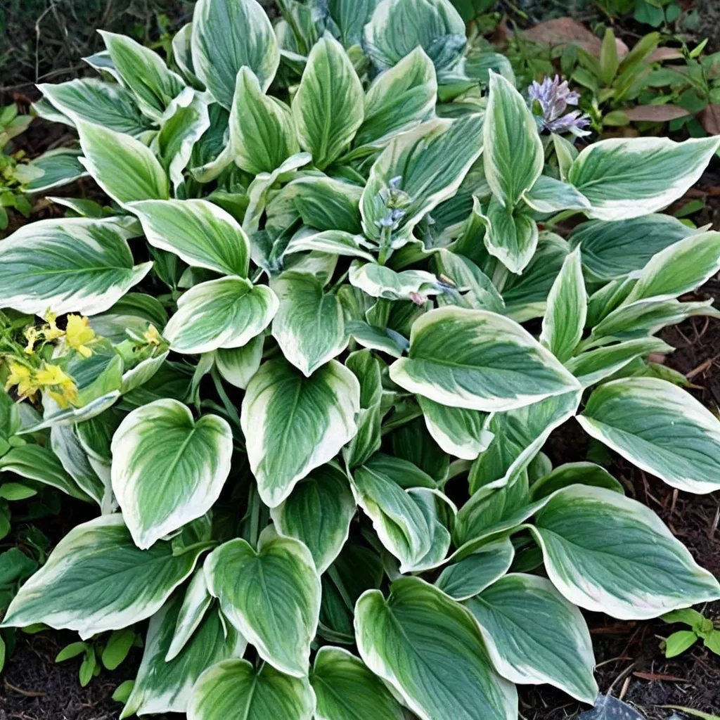 Hosta x hybrida 'Shirley Vaughn'