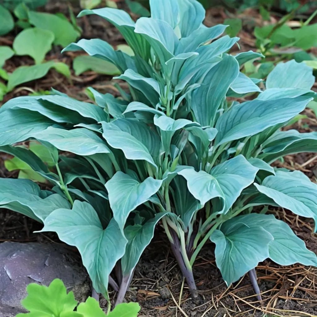 Hosta x hybrida 'Sweet Caroline'