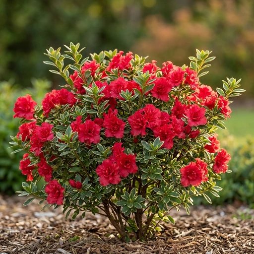 Rhododendron simsii 'Red Ruffles'