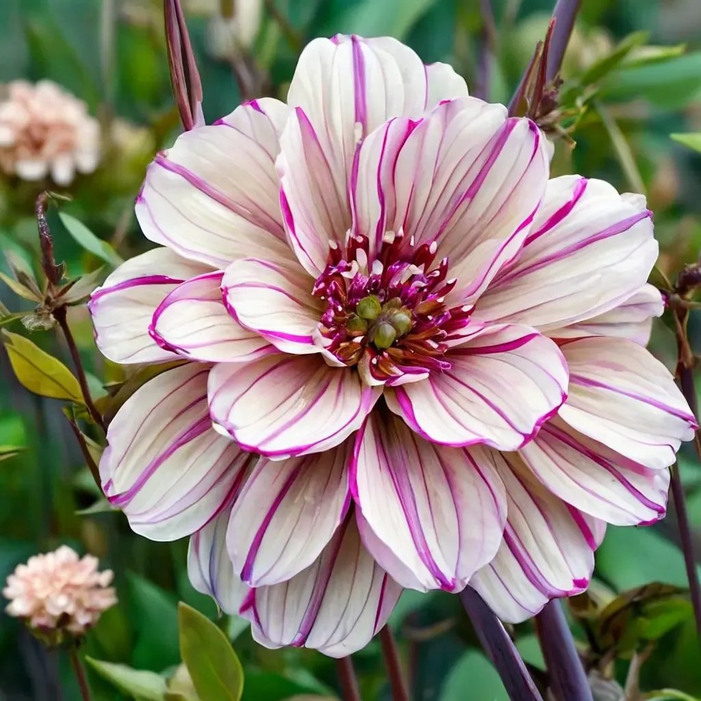 Dahlia variabilis 'Flashback'