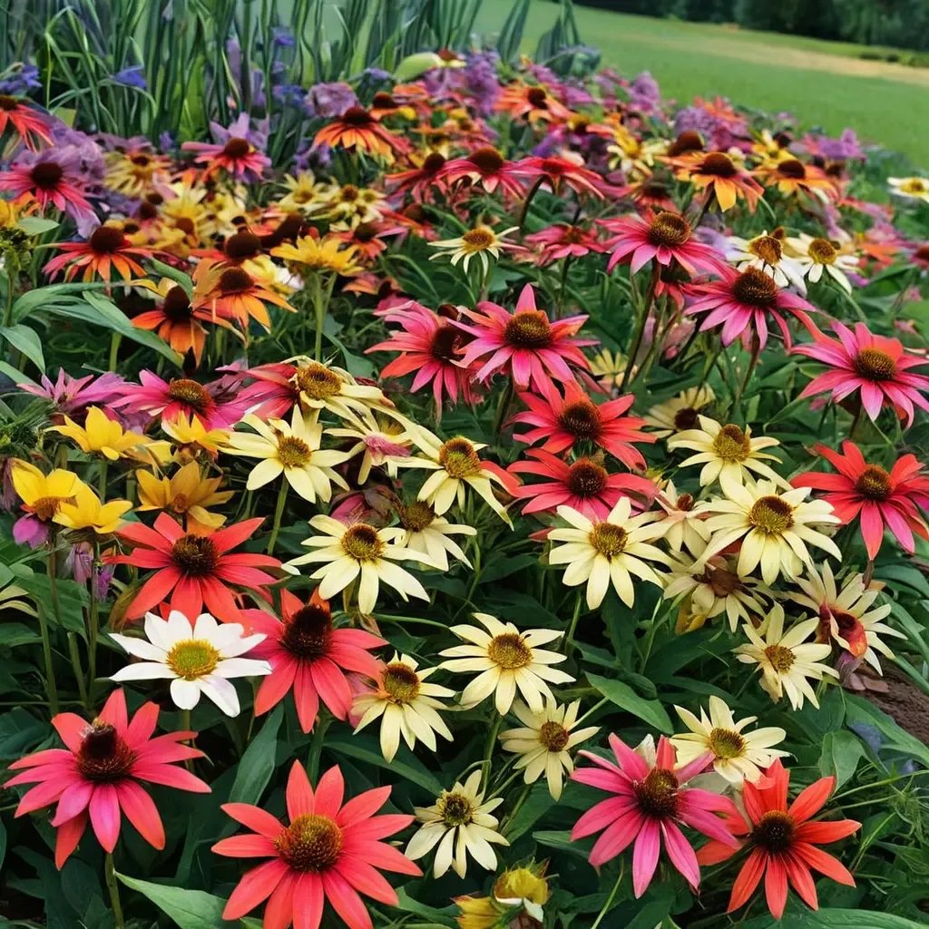 Echinacea purpurea 'Cheyenne Spirit Mix'