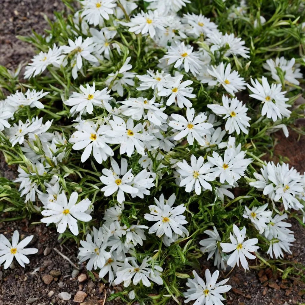 Phlox subulata 'Snowflake'