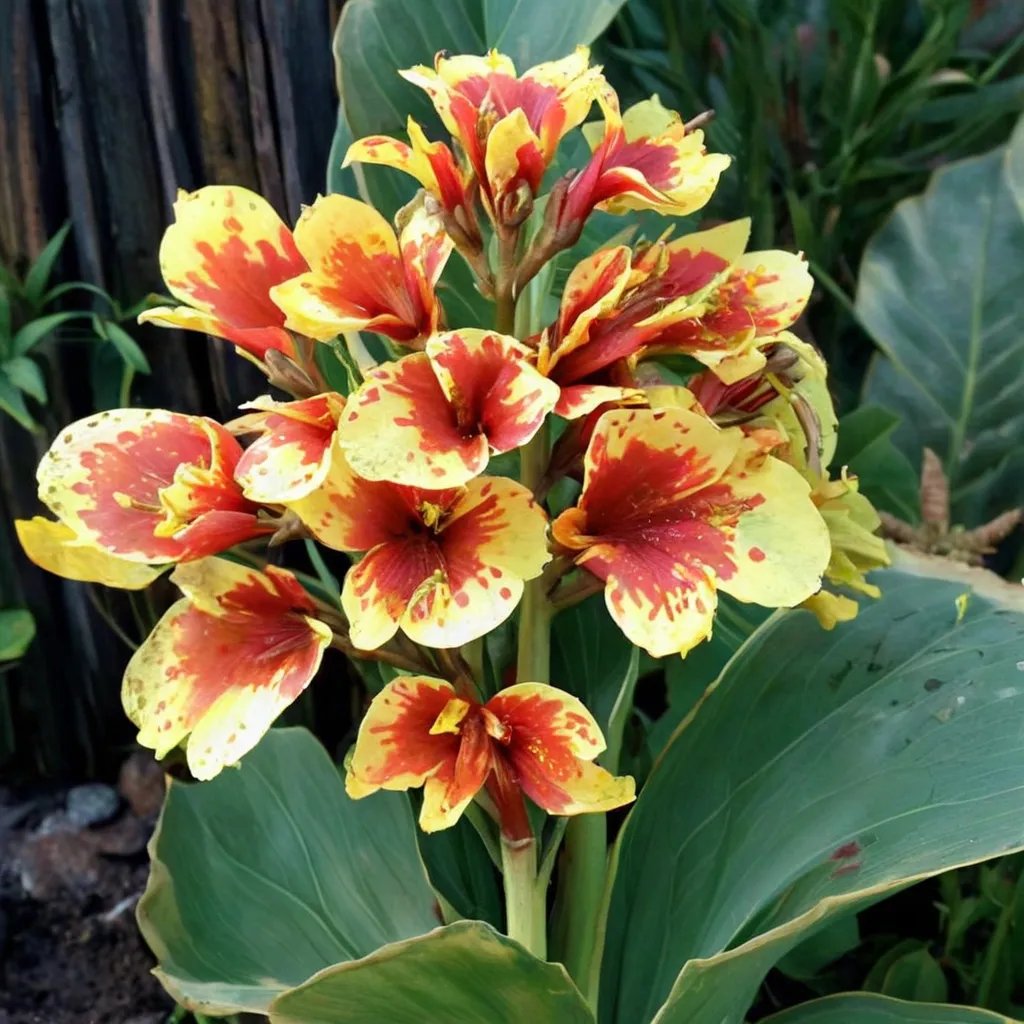 Canna x generalis 'Reine Charlotte'