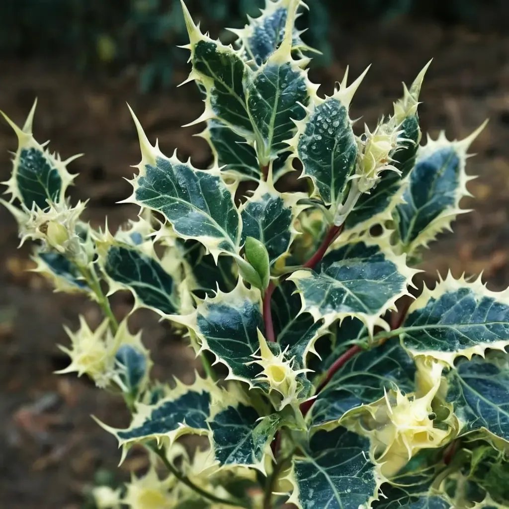 Ilex aquifolium 'Ferox Argentea'
