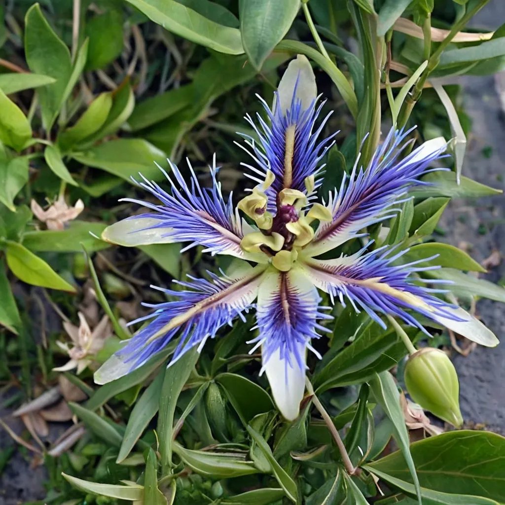 Passiflora caerulea 'Waterloo Blue'