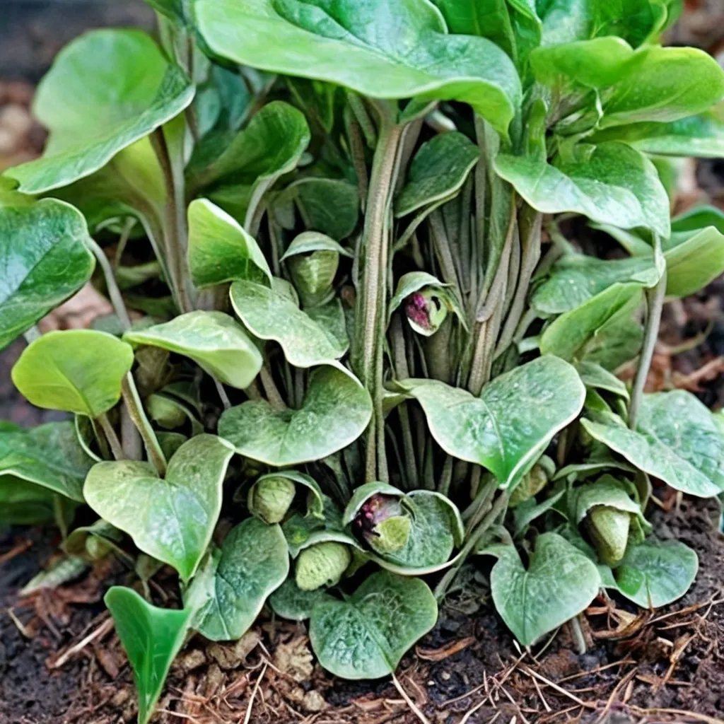 Asarum campaniflorum 'Green Leaf Form'