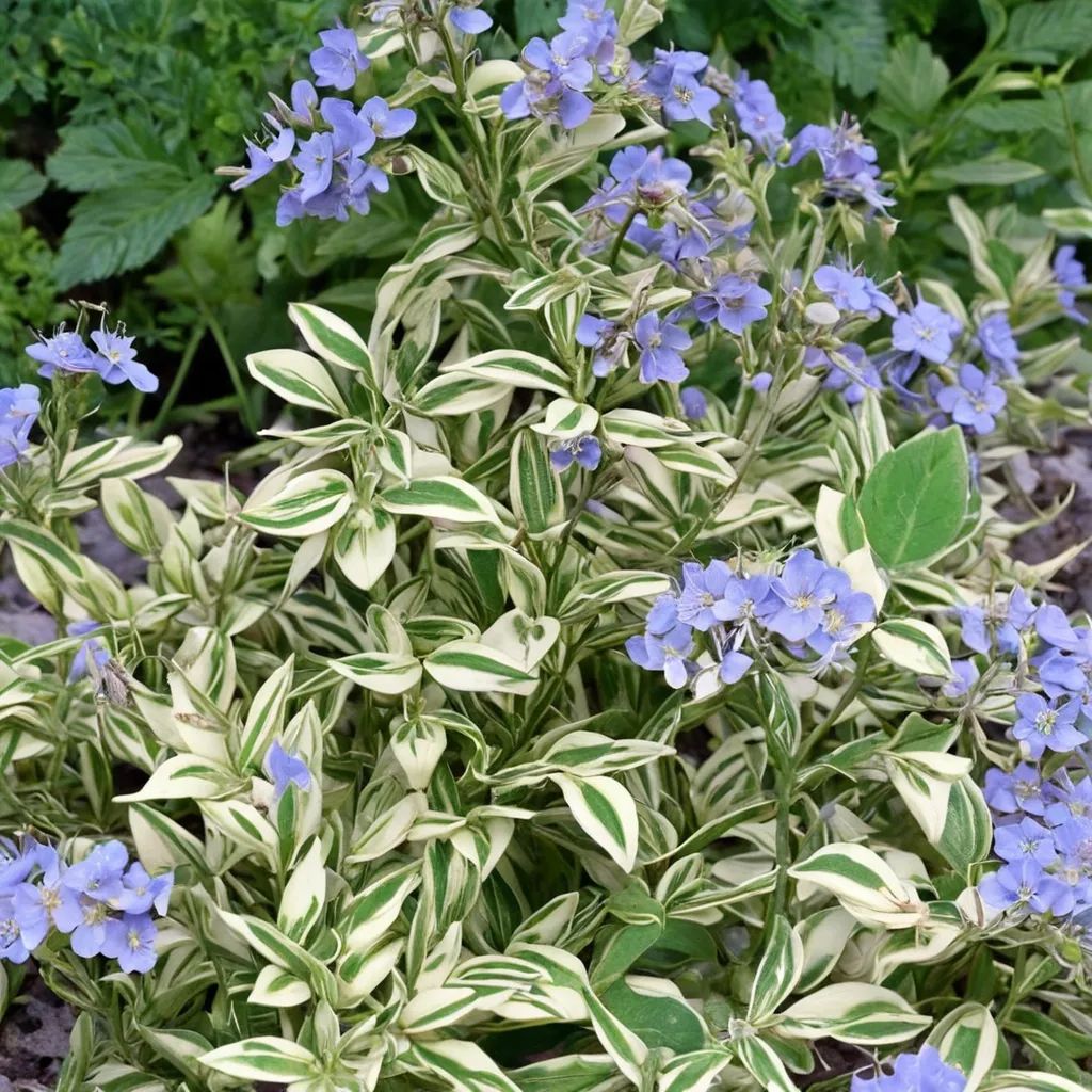 Polemonium reptans 'Stairway to Heaven'