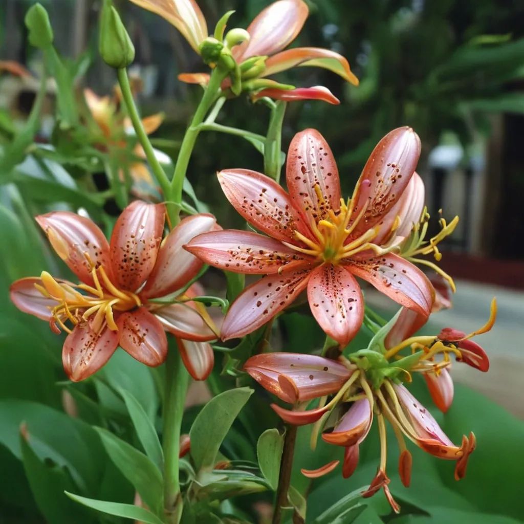 Lilium x hybrida 'Pink Taurade'