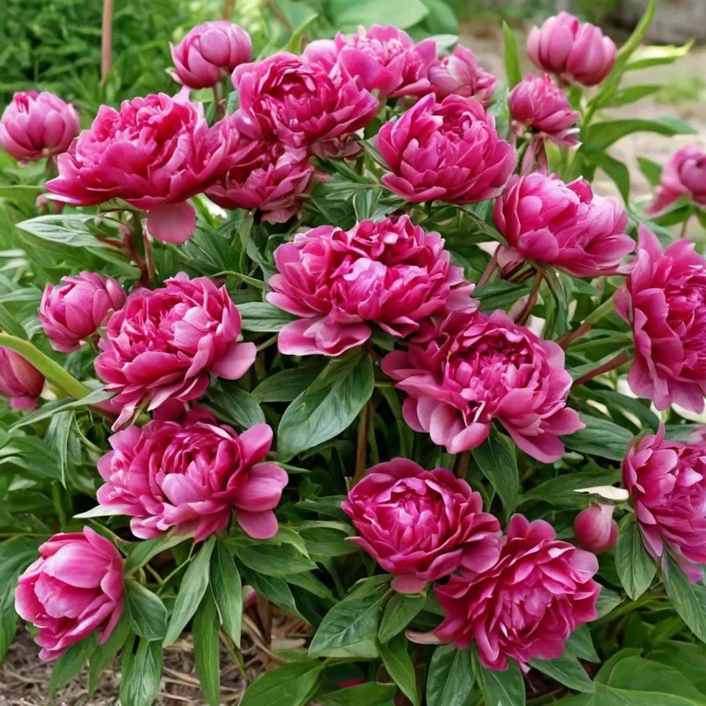 Paeonia lactiflora 'Karl Rosenfield'