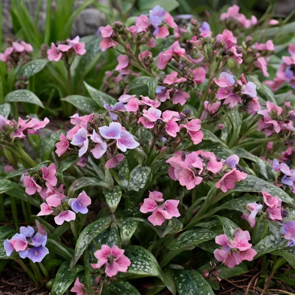 Pulmonaria officinalis 'Pretty in Pink'