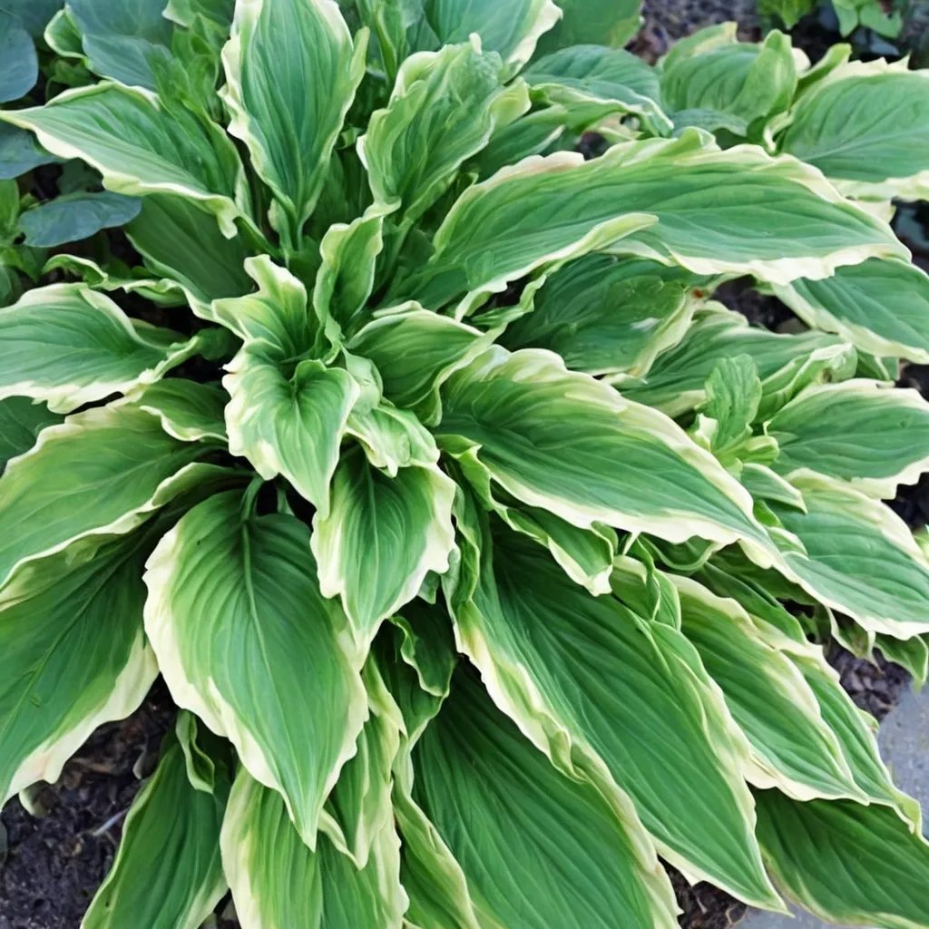 Hosta x hybrida 'Ginsu Knife'