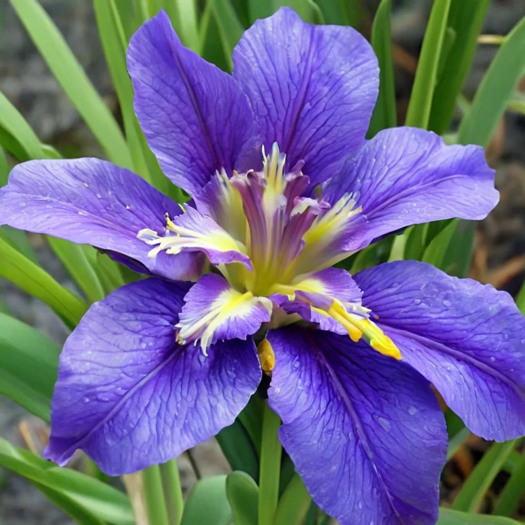 Iris x hybrida 'Geisha Eyes'