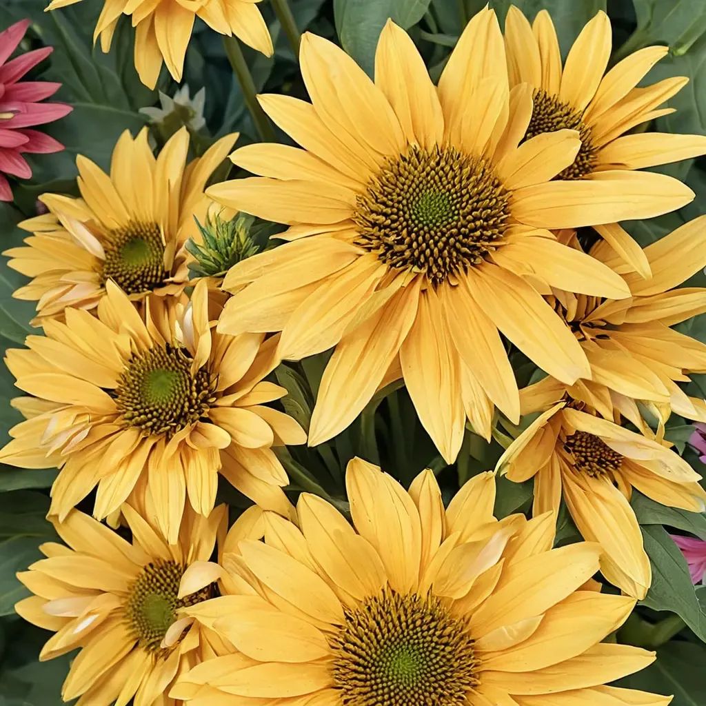 Echinacea purpurea 'Golden Sun Coneflower'