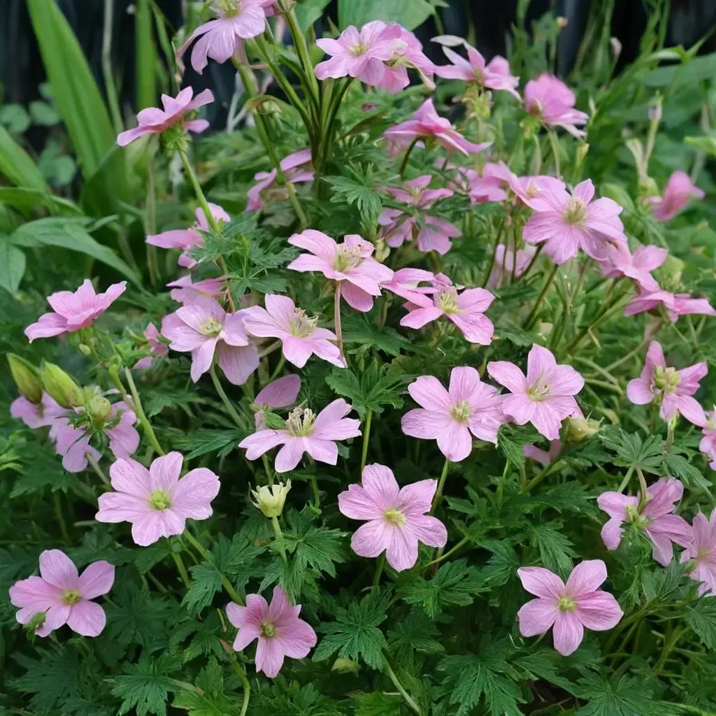 Geranium x hybrida 'Wargrave Pink'