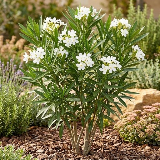 Nerium oleander 'White'