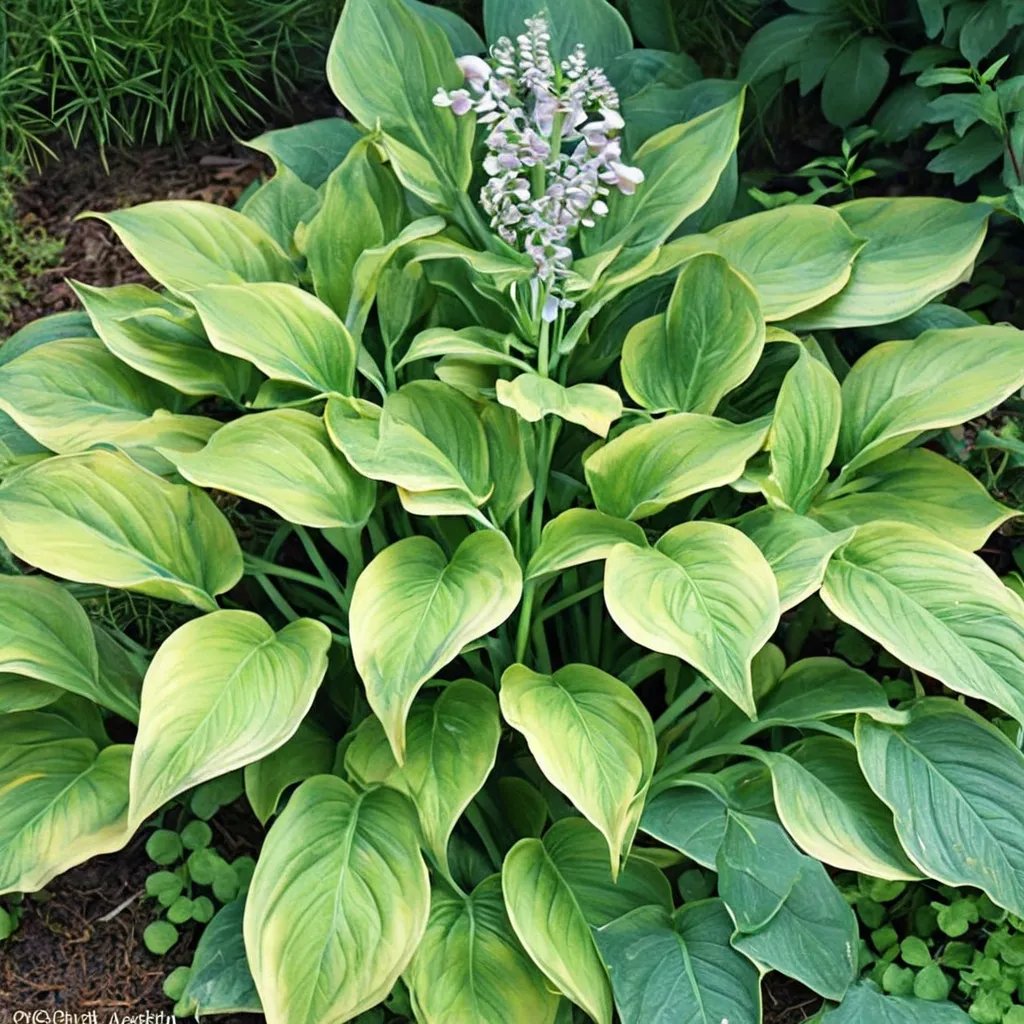 Hosta x hybrida 'Home Sweet Home'