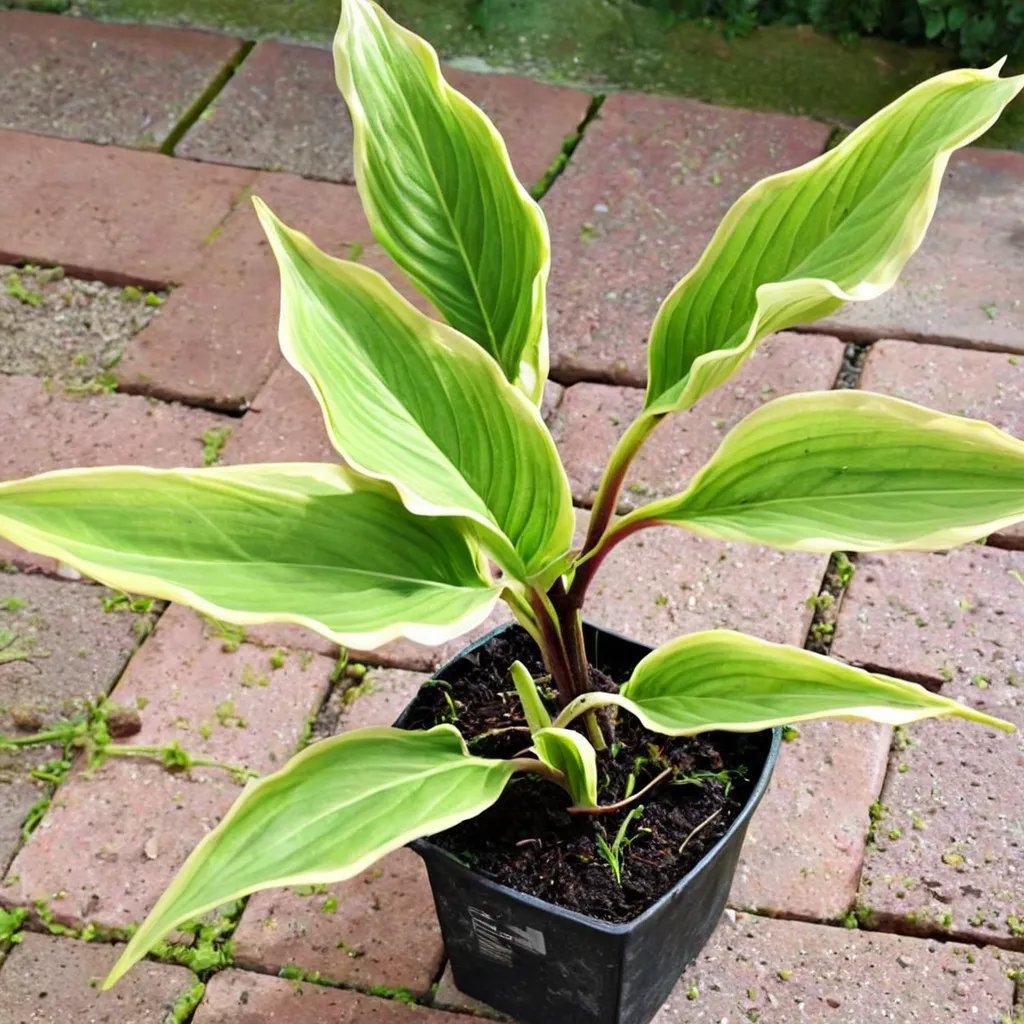Hosta x hybrida 'Snake Valley'