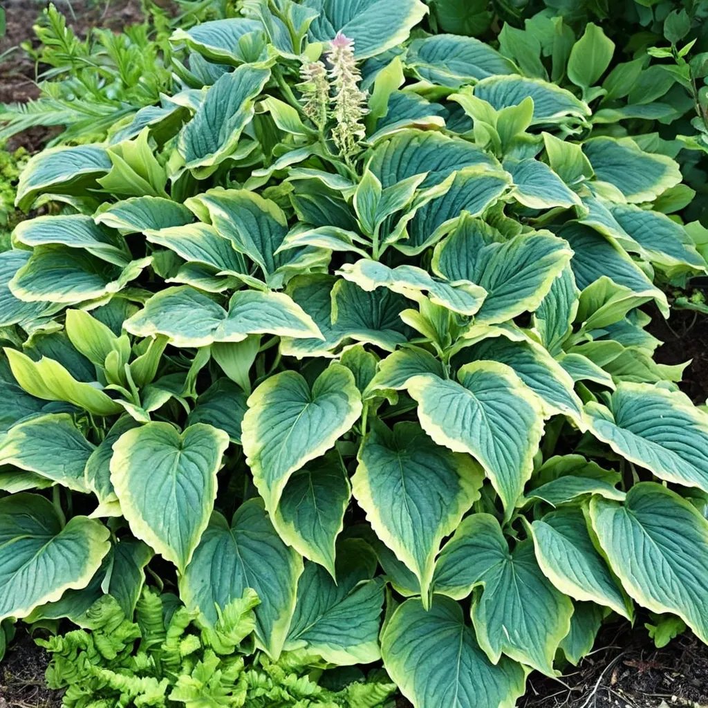 Hosta x hybrida 'Spartacus'