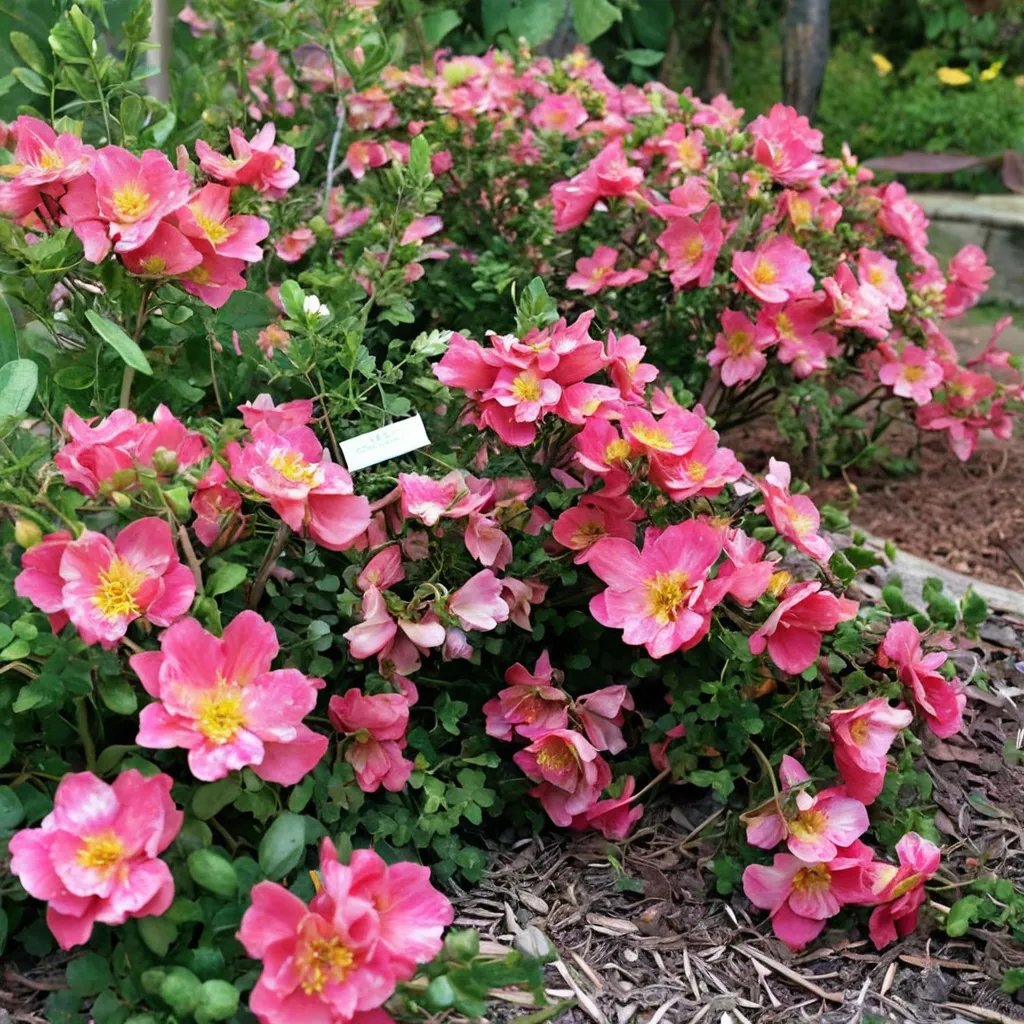 Rosa x hybrida 'Pink Drift'