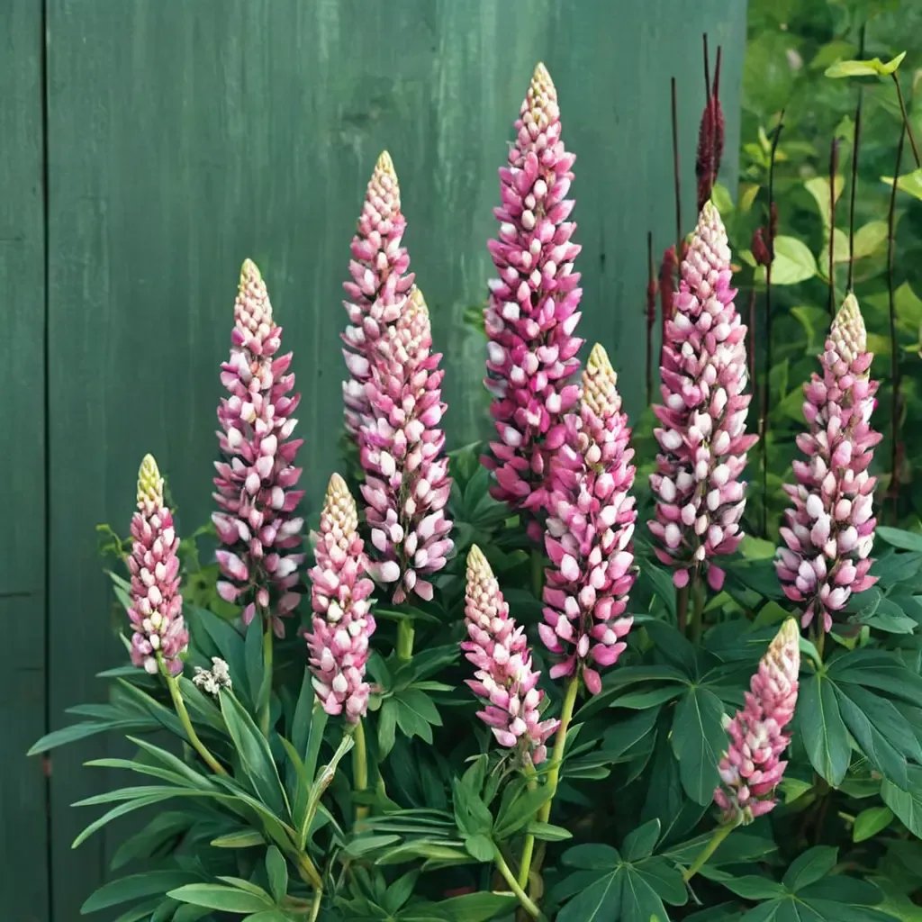 Lupinus polyphyllus 'The Chatelaine'