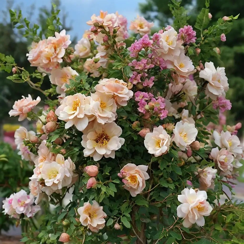 Rosa multiflora 'Phyllis Bide'