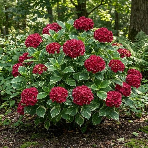 Hydrangea macrophylla hortmagitri 'Heart Throb'