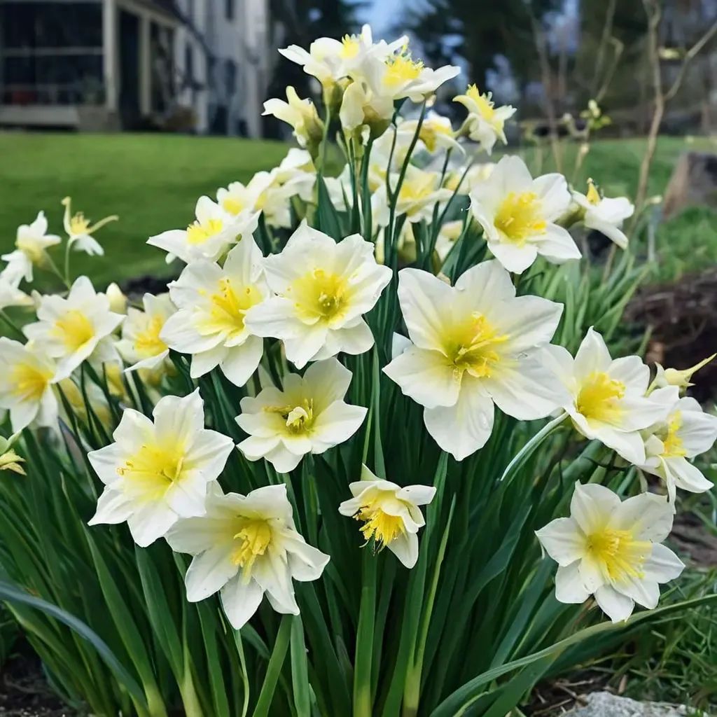 Narcissus pseudonarcissus 'Ice Follies'