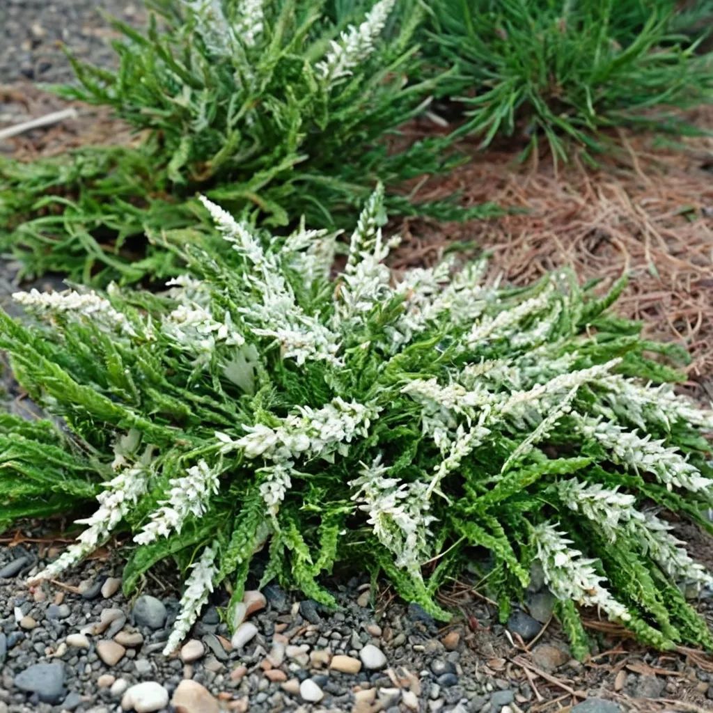 Calluna vulgaris 'White Lawn'