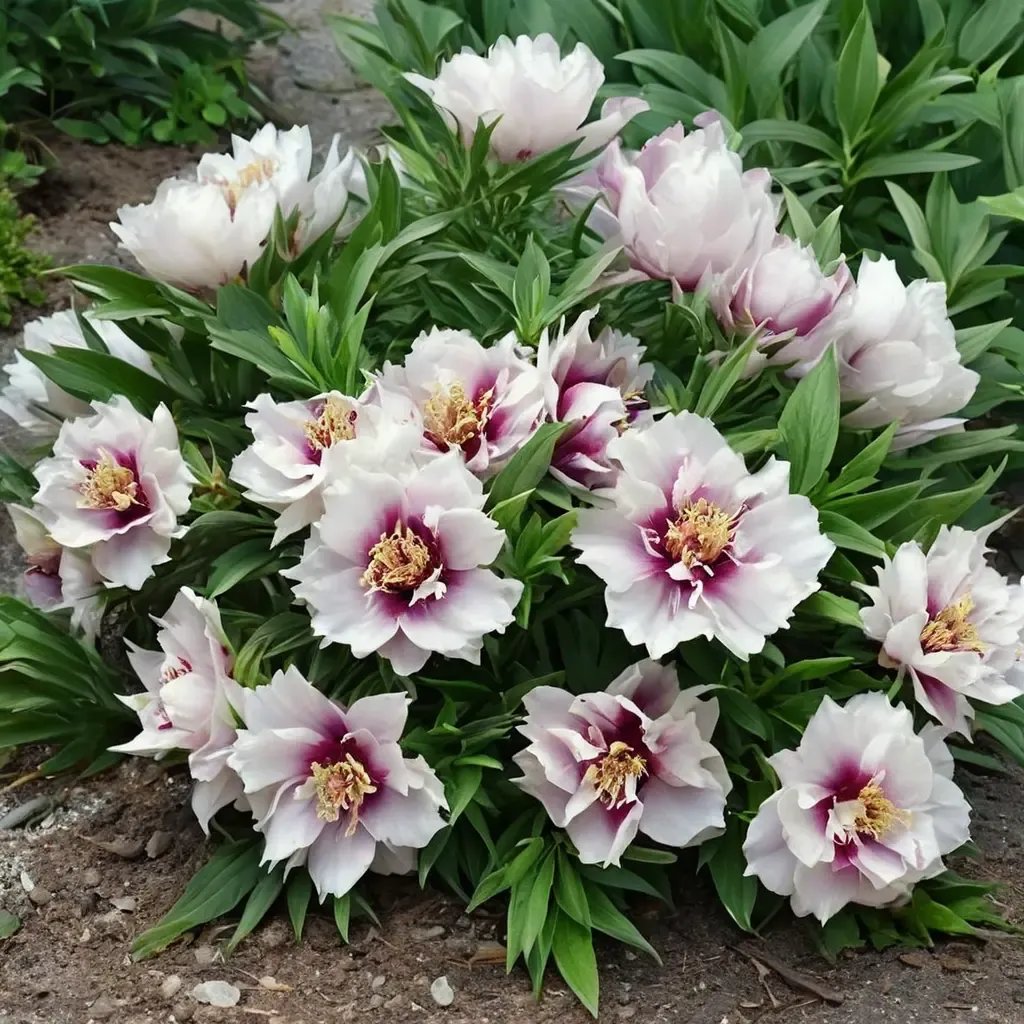 Paeonia officinalis 'Cora Louise'