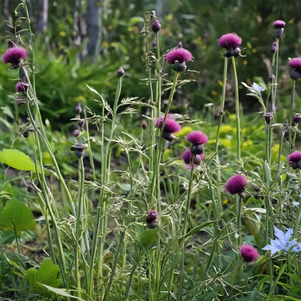 Cirsium rivulare 'Atropurpureum'