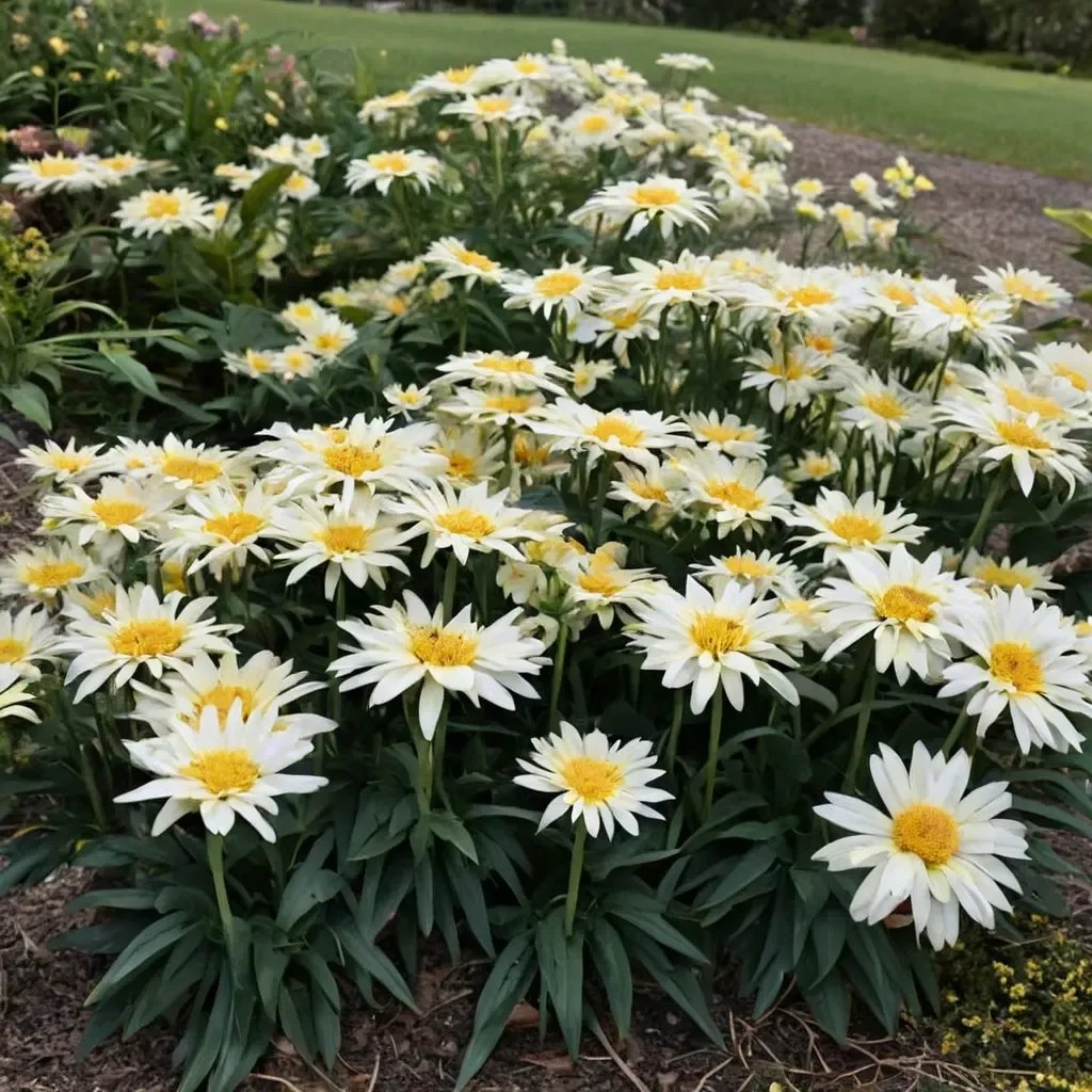 Leucanthemum x superbum 'Banana Cream II'