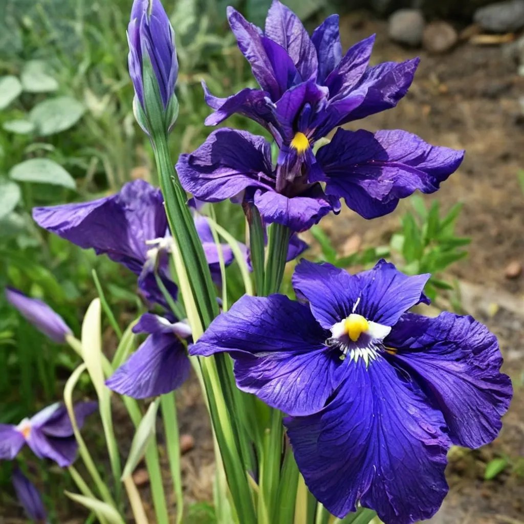 Iris ensata 'Bellender Blue'