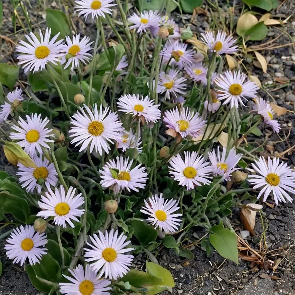 Erigeron pulchellus 'Meadow Muffin'
